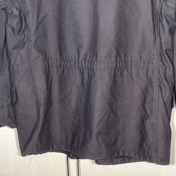 Alpha Industries Black M-65 Field Coat Large Stock 8415-01-099-7842 Made In USA - Picture 3 of 16